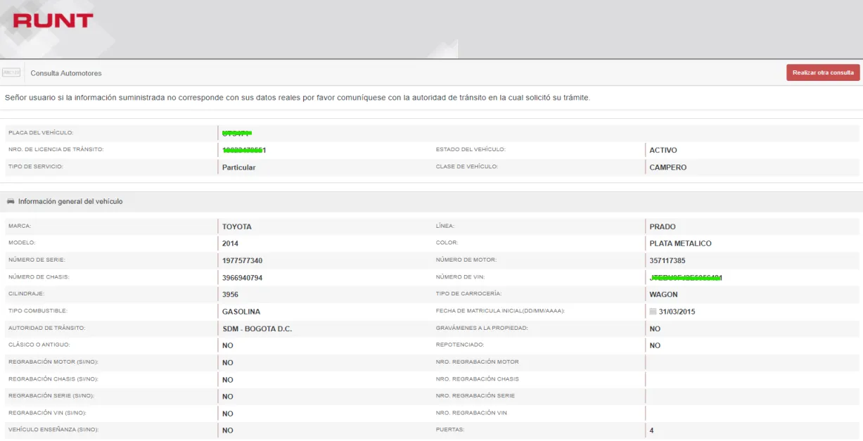 Consultar RUNT por PLACA 🚗 en Colombia 【2025】Ver Multas y SOAT