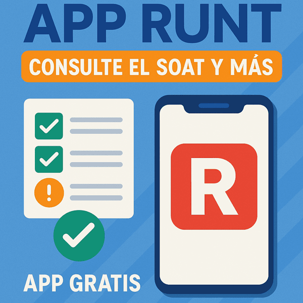 App RUNT 📱 Consulta SOAT, multas y licencia desde tu celular GRATIS